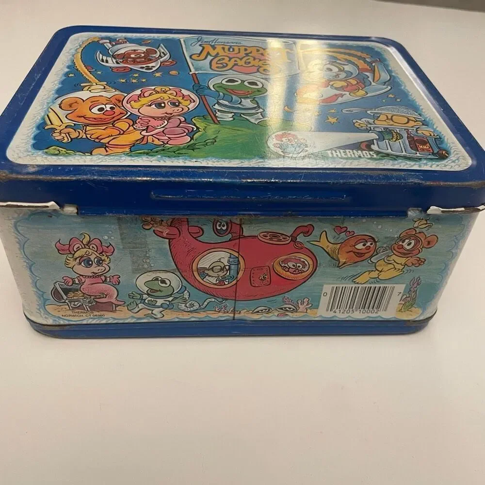 Muppet Babies 1985 Vintage Metal Lunchbox. 80s cartoons